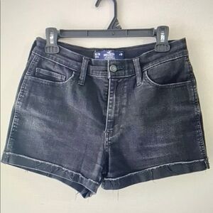 Women's Black Denim Shorts